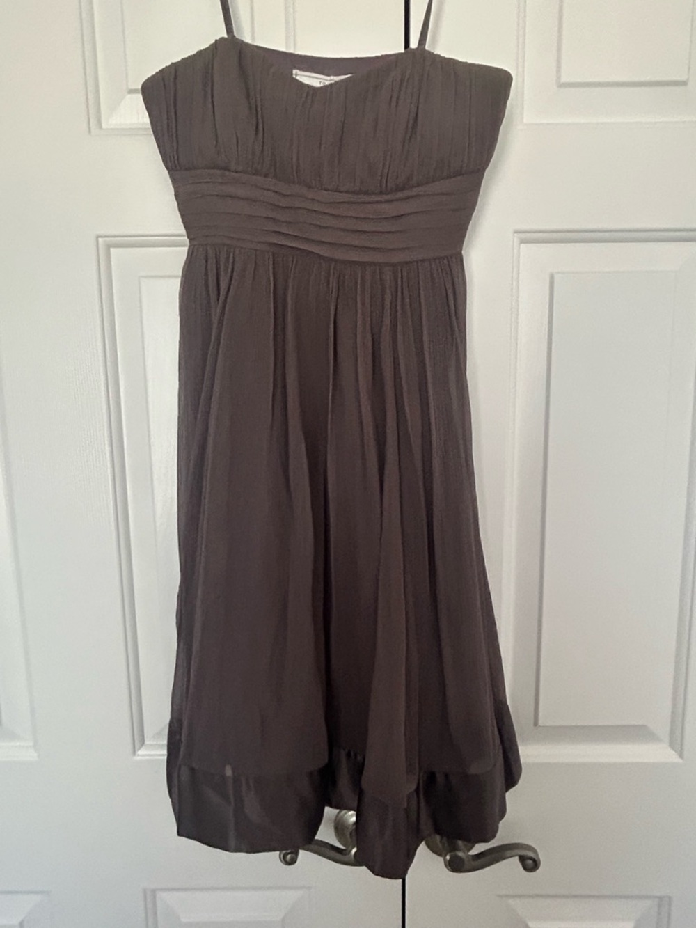 BCBG Women’s Mauve Strapless Mini Dress